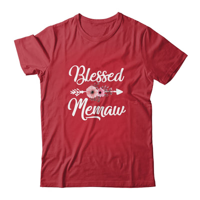 Blessed Memaw Heart Decoration Memaw For Mothers Day Shirt & Tank Top | teecentury