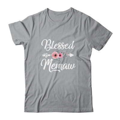 Blessed Memaw Heart Decoration Memaw For Mothers Day Shirt & Tank Top | teecentury