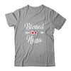 Blessed Nana Heart Decoration Nana For Mothers Day Shirt & Tank Top | teecentury