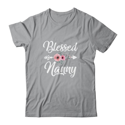 Blessed Nanny Heart Decoration Nanny For Mothers Day Shirt & Tank Top | teecentury