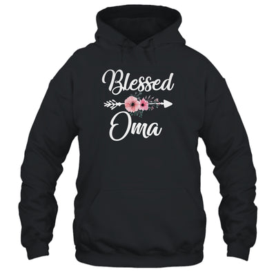 Blessed Oma Heart Decoration Oma For Mothers Day Shirt & Tank Top | teecentury