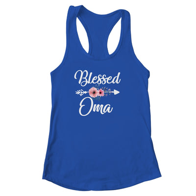 Blessed Oma Heart Decoration Oma For Mothers Day Shirt & Tank Top | teecentury