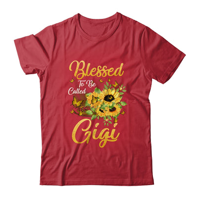 Blessed To Be Called Gigi Sunflower Mothers Day T-Shirt & Tank Top | Teecentury.com