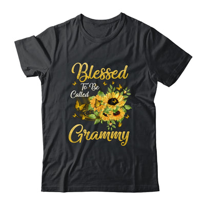 Blessed To Be Called Grammy Sunflower Mothers Day T-Shirt & Tank Top | Teecentury.com