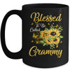 Blessed To Be Called Grammy Sunflower Mothers Day Mug Coffee Mug | Teecentury.com
