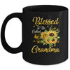 Blessed To Be Called Grandma Sunflower Mothers Day Mug Coffee Mug | Teecentury.com