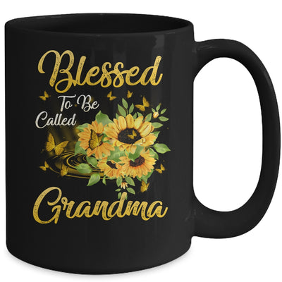 Blessed To Be Called Grandma Sunflower Mothers Day Mug Coffee Mug | Teecentury.com