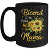 Blessed To Be Called Mama Sunflower Mothers Day Mug Coffee Mug | Teecentury.com