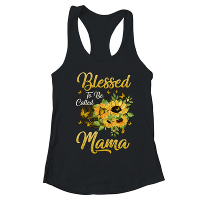 Blessed To Be Called Mama Sunflower Mothers Day T-Shirt & Tank Top | Teecentury.com