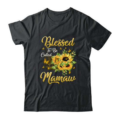 Blessed To Be Called Mamaw Sunflower Mothers Day T-Shirt & Tank Top | Teecentury.com