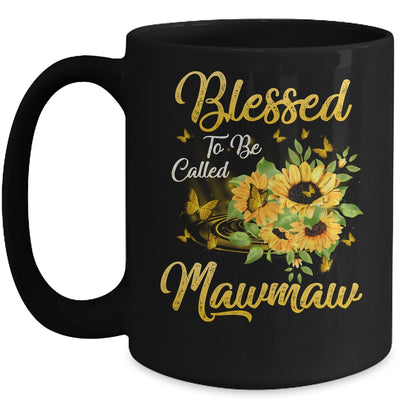 Blessed To Be Called MawMaw Sunflower Mothers Day Mug Coffee Mug | Teecentury.com