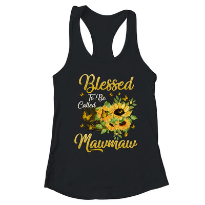 Blessed To Be Called MawMaw Sunflower Mothers Day T-Shirt & Tank Top | Teecentury.com