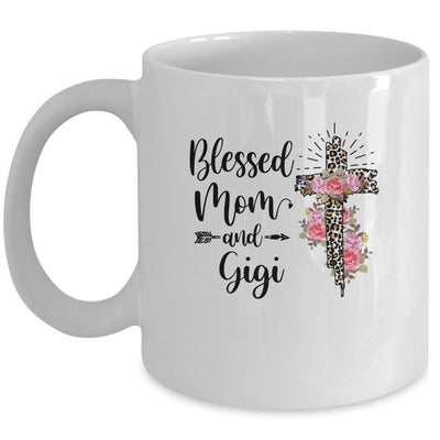 Blessed To Be Called Mom And Gigi Funny Gigi Mug Coffee Mug | Teecentury.com