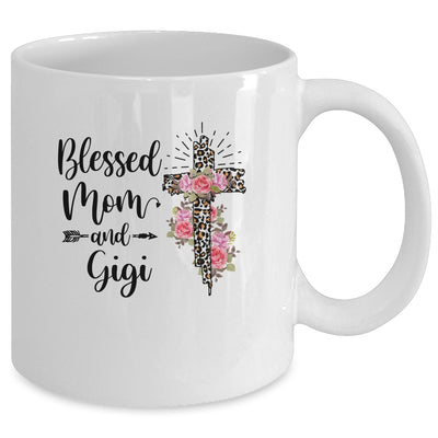 Blessed To Be Called Mom And Gigi Funny Gigi Mug Coffee Mug | Teecentury.com