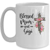 Blessed To Be Called Mom And Gigi Funny Gigi Mug Coffee Mug | Teecentury.com