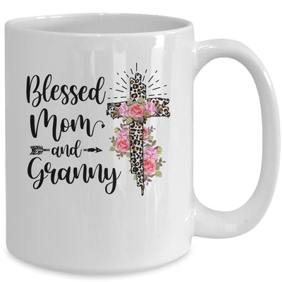 Blessed To Be Called Mom And Granny Funny Granny Mug Coffee Mug | Teecentury.com