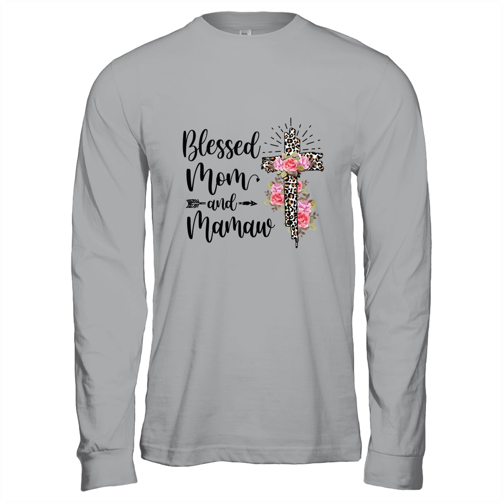 Blessed To Be Called Mom And Mamaw Funny Mamaw T-Shirt & Hoodie | Teecentury.com