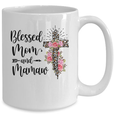 Blessed To Be Called Mom And Mamaw Funny Mamaw Mug Coffee Mug | Teecentury.com