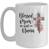 Blessed To Be Called Mom And Nana Funny Nana Mug Coffee Mug | Teecentury.com