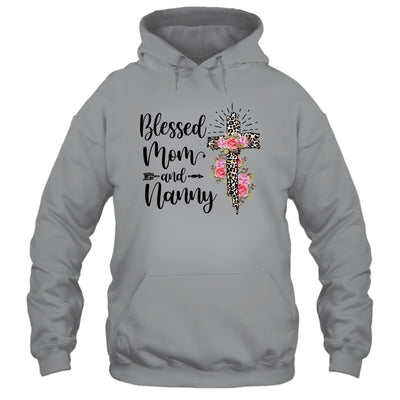 Blessed To Be Called Mom And Nanny Funny Nanny T-Shirt & Hoodie | Teecentury.com