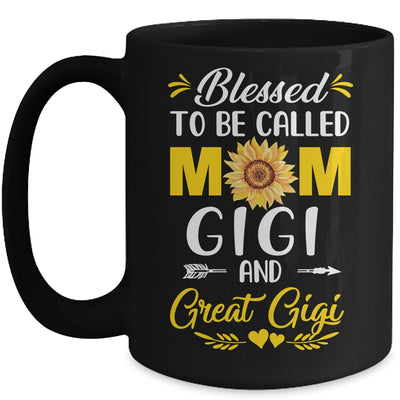 Blessed To Be Called Mom Gigi Great Gigi Mothers Day Mug | teecentury