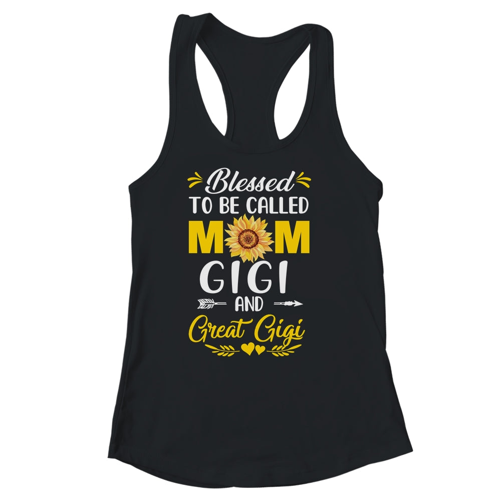 Blessed To Be Called Mom Gigi Great Gigi Mothers Day Shirt & Tank Top | teecentury