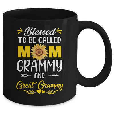 Blessed To Be Called Mom Grammy Great Grammy Mothers Day Mug | teecentury