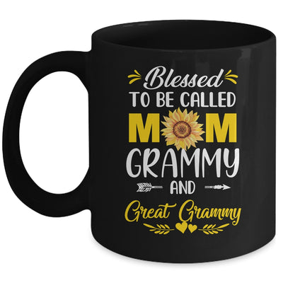 Blessed To Be Called Mom Grammy Great Grammy Mothers Day Mug | teecentury