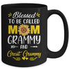 Blessed To Be Called Mom Grammy Great Grammy Mothers Day Mug | teecentury