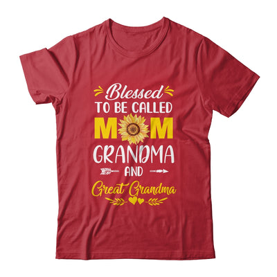 Blessed To Be Called Mom Grandma Great Grandma Mothers Day Shirt & Tank Top | teecentury