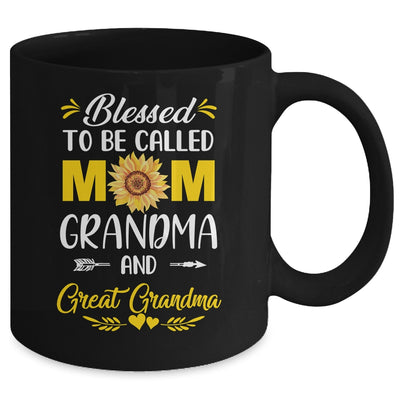 Blessed To Be Called Mom Grandma Great Grandma Mothers Day Mug | teecentury