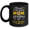 Blessed To Be Called Mom Grandma Great Grandma Mothers Day Mug | teecentury