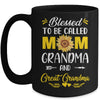Blessed To Be Called Mom Grandma Great Grandma Mothers Day Mug | teecentury