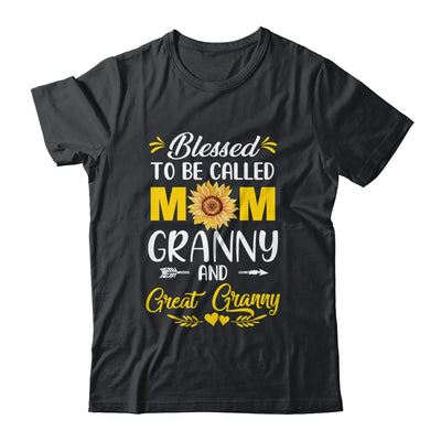 Blessed To Be Called Mom Granny Great Granny Mothers Day Shirt & Tank Top | teecentury