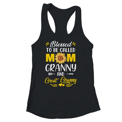 Blessed To Be Called Mom Granny Great Granny Mothers Day Shirt & Tank Top | teecentury