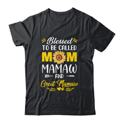 Blessed To Be Called Mom Mamaw Great Mamaw Mothers Day Shirt & Tank Top | teecentury