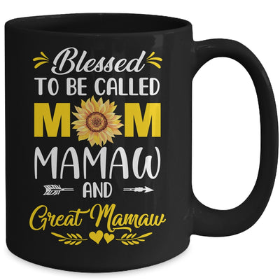 Blessed To Be Called Mom Mamaw Great Mamaw Mothers Day Mug | teecentury