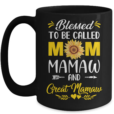 Blessed To Be Called Mom Mamaw Great Mamaw Mothers Day Mug | teecentury