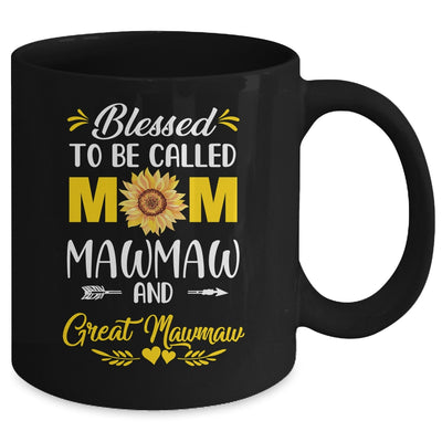Blessed To Be Called Mom Mawmaw Great Mawmaw Mothers Day Mug | teecentury