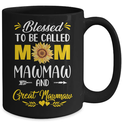 Blessed To Be Called Mom Mawmaw Great Mawmaw Mothers Day Mug | teecentury