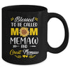 Blessed To Be Called Mom Memaw Great Memaw Mothers Day Mug | teecentury