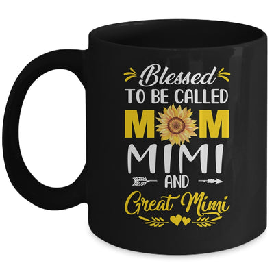 Blessed To Be Called Mom Mimi Great Mimi Mothers Day Mug | teecentury