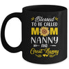 Blessed To Be Called Mom Nanny Great Nanny Mothers Day Mug | teecentury