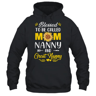 Blessed To Be Called Mom Nanny Great Nanny Mothers Day Shirt & Tank Top | teecentury