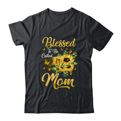 Blessed To Be Called Mom Sunflower Mothers Day T-Shirt & Tank Top | Teecentury.com