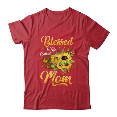 Blessed To Be Called Mom Sunflower Mothers Day T-Shirt & Tank Top | Teecentury.com