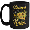 Blessed To Be Called Nana Sunflower Mothers Day Mug Coffee Mug | Teecentury.com