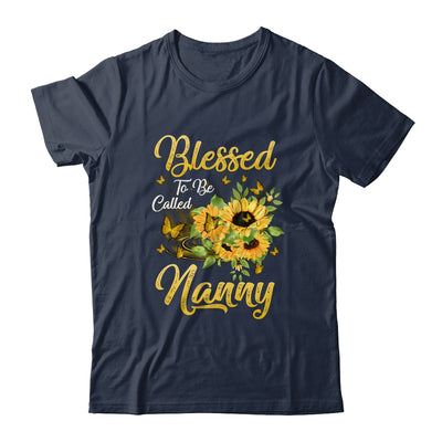 Blessed To Be Called Nanny Sunflower Mothers Day T-Shirt & Tank Top | Teecentury.com