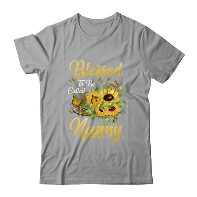 Blessed To Be Called Nanny Sunflower Mothers Day T-Shirt & Tank Top | Teecentury.com