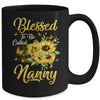 Blessed To Be Called Nanny Sunflower Mothers Day Mug Coffee Mug | Teecentury.com